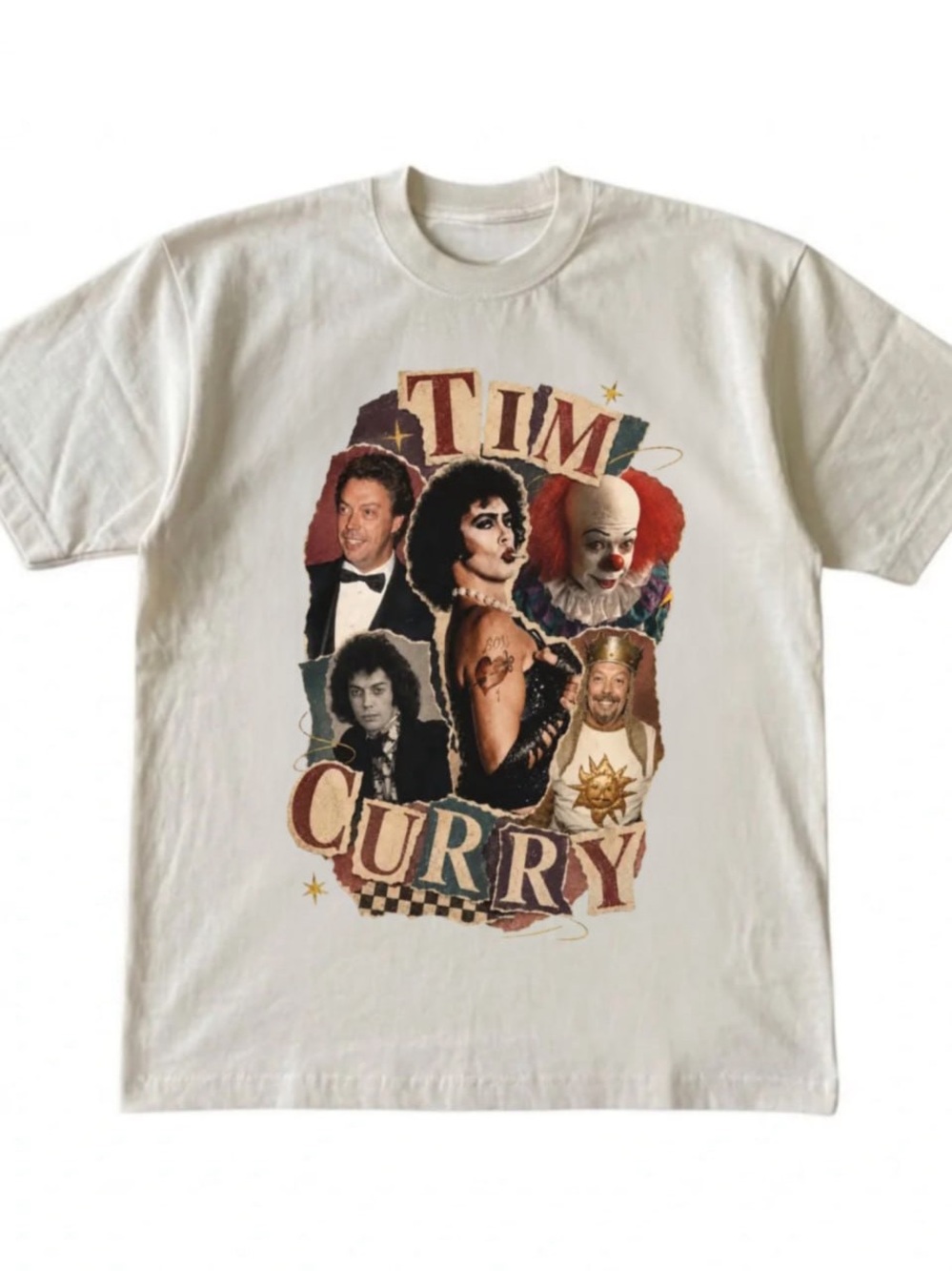 Off White Graphic Tim Curry Collage Tee